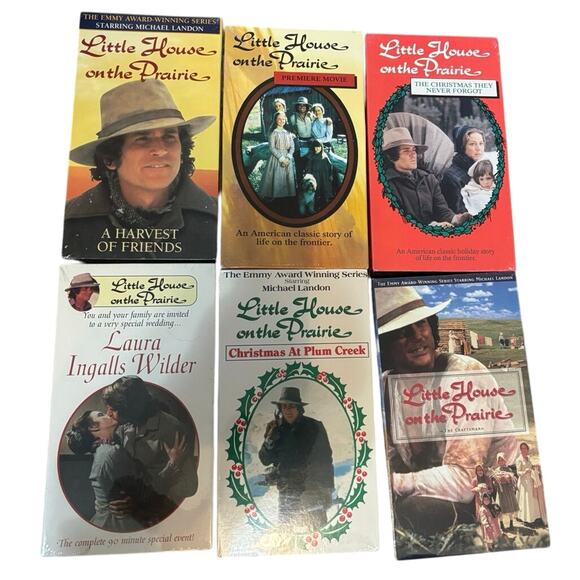 Little House on the Prairie VHS (lot of 6) NEW AND SEALED 1989-1996 - Picture 1 of 2